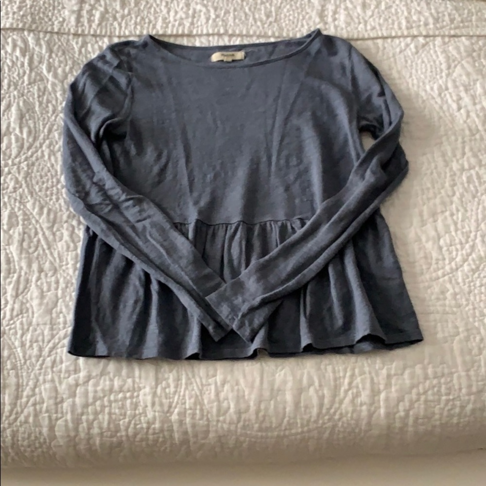 Madewell Peplum Top